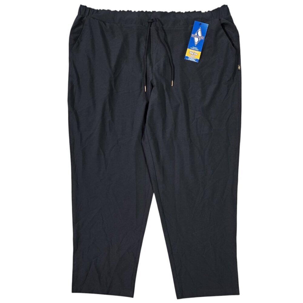 Skechers NWT Slip-ins Go Walk Uptown Commuter Pull On Black Pant Capsule PT116